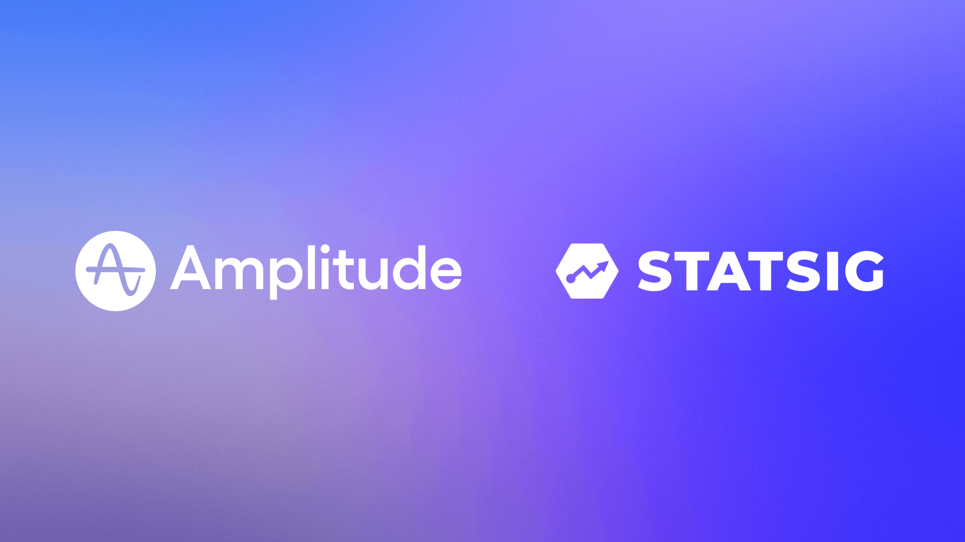 Amplitude and Statsig logos