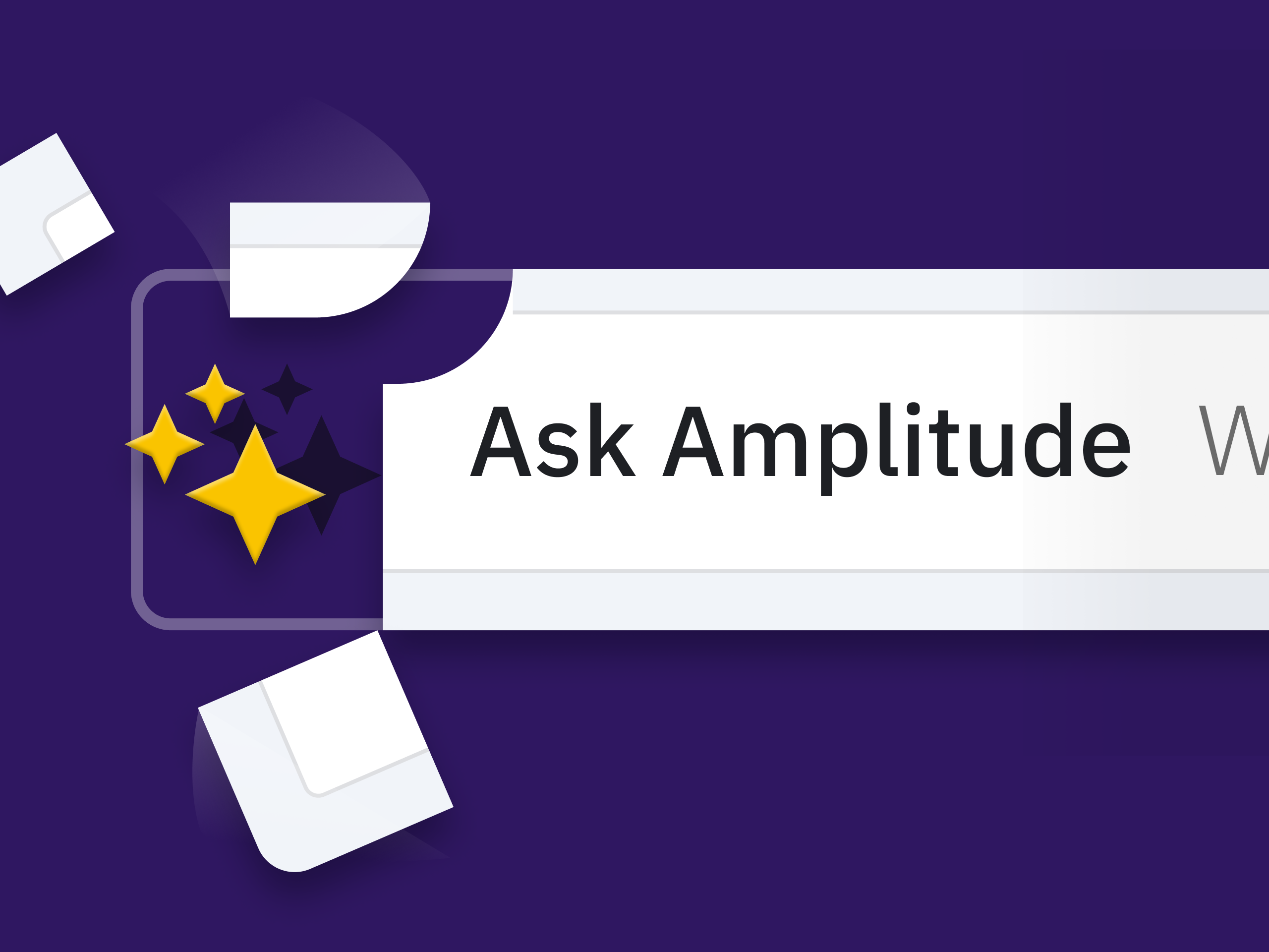 Ask Amplitude query bar