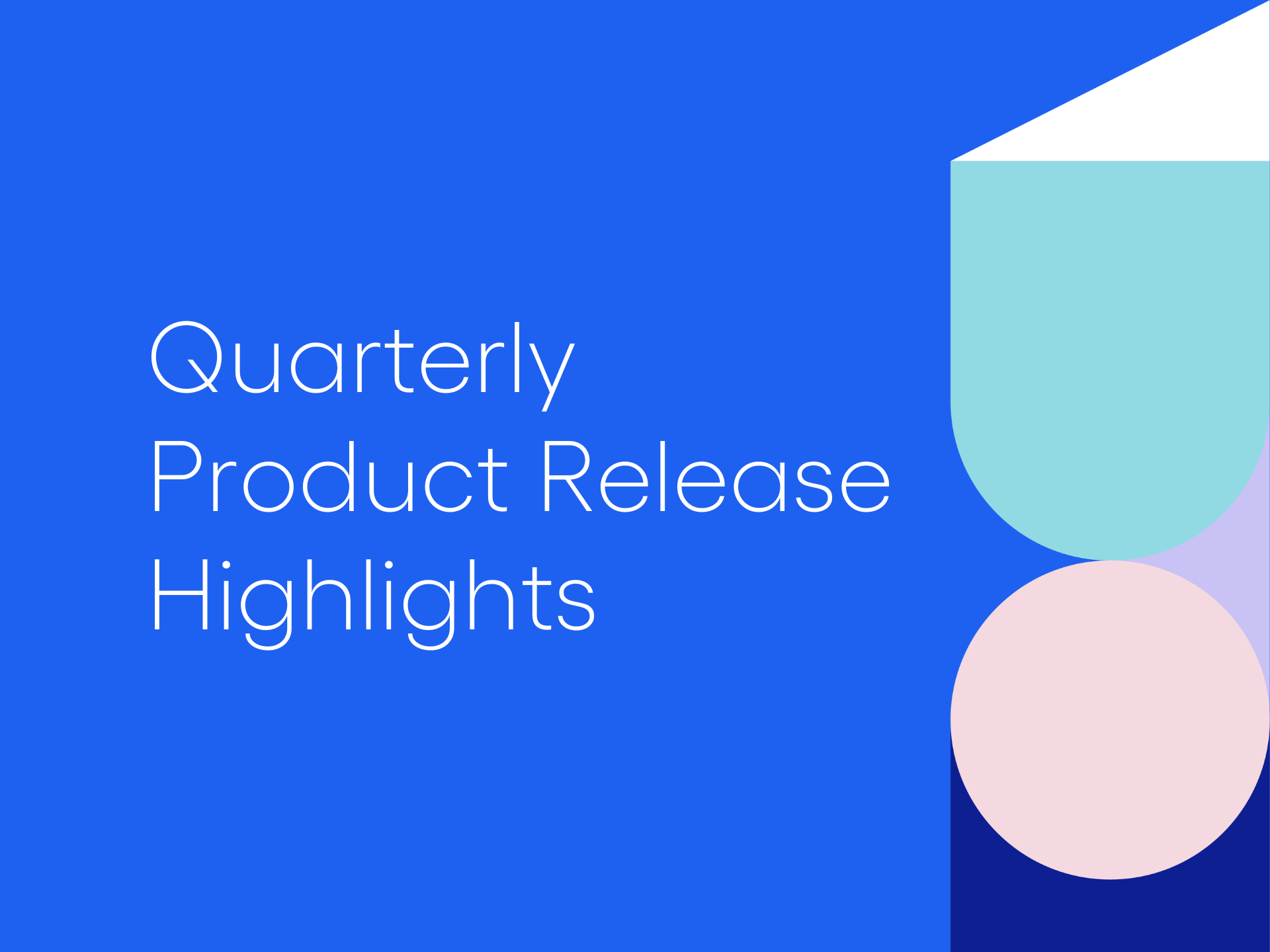 Amplitude Quarterly Product Release Highlights Header