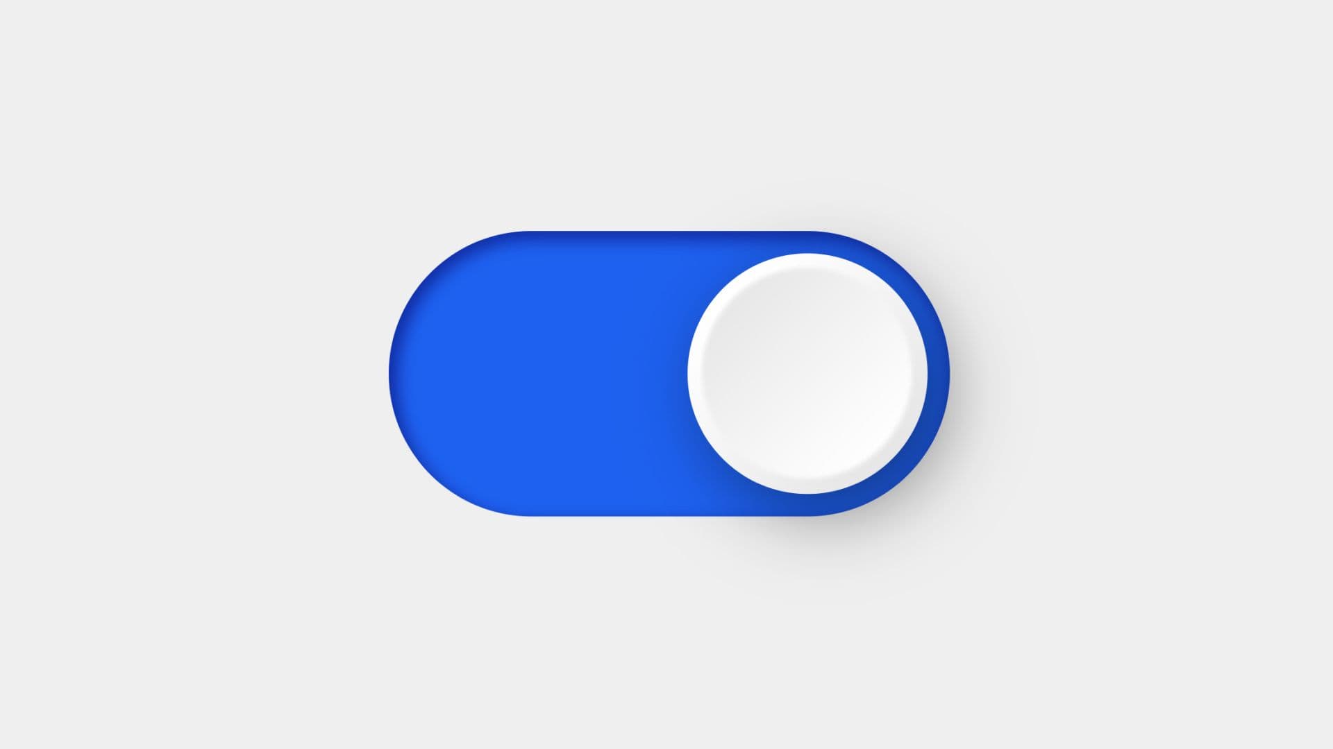 A toggle switch set to "On", indicating activation of a user