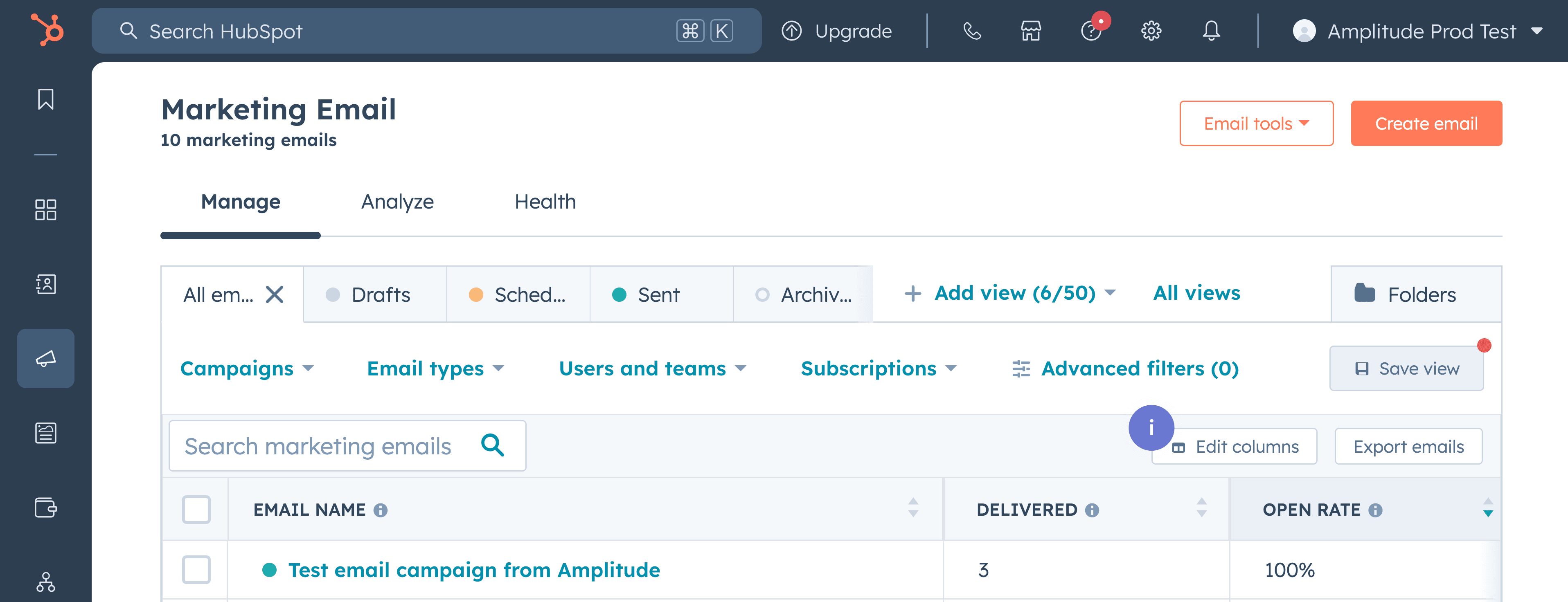 Amplitude imports data from HubSpot marketing events for deeper behavioral analysis