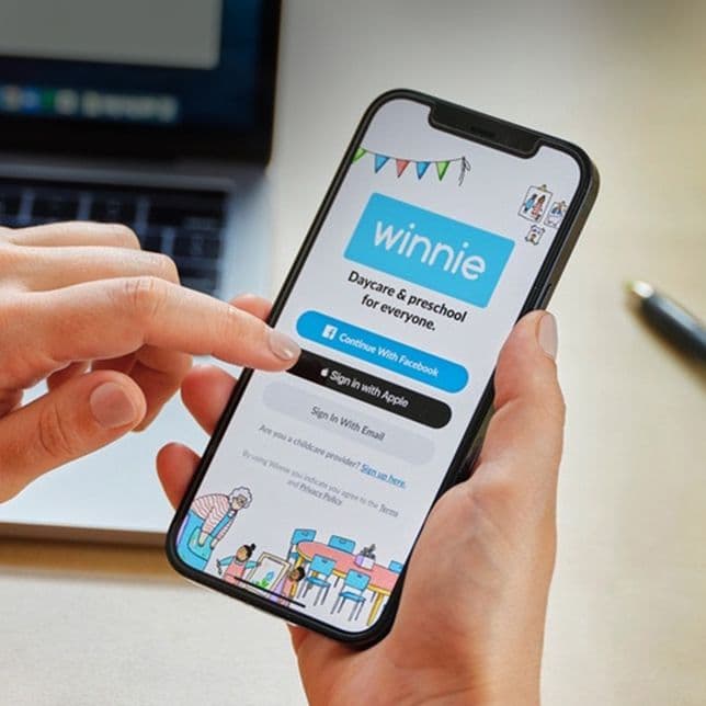 Winnie case study showing childcare marketplace analytics