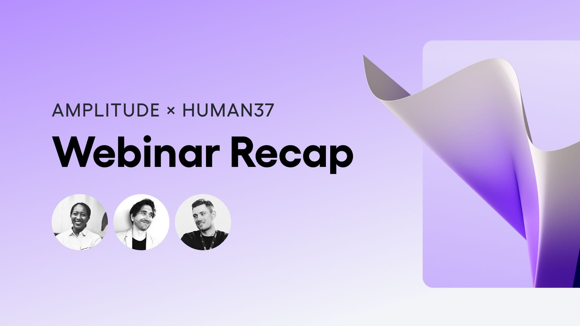 webinar recap with three headshots