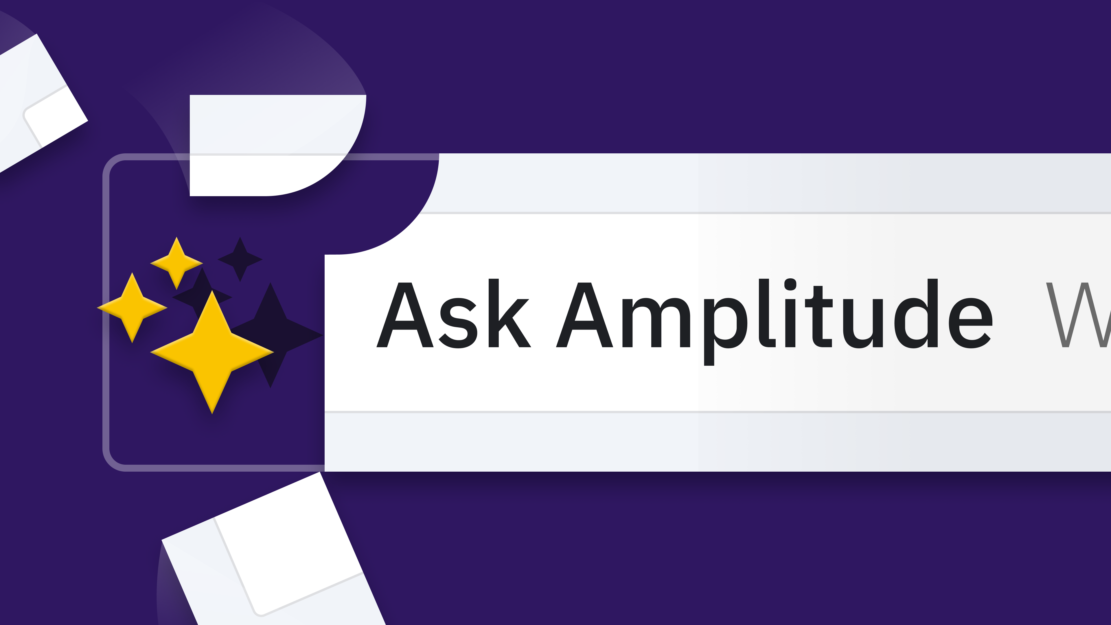 Ask Amplitude query bar