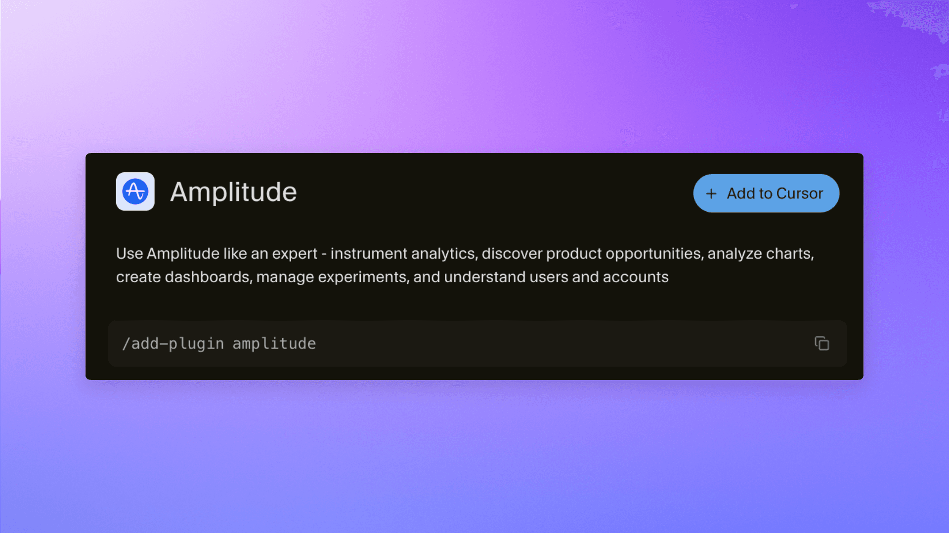 Amplitude plugin