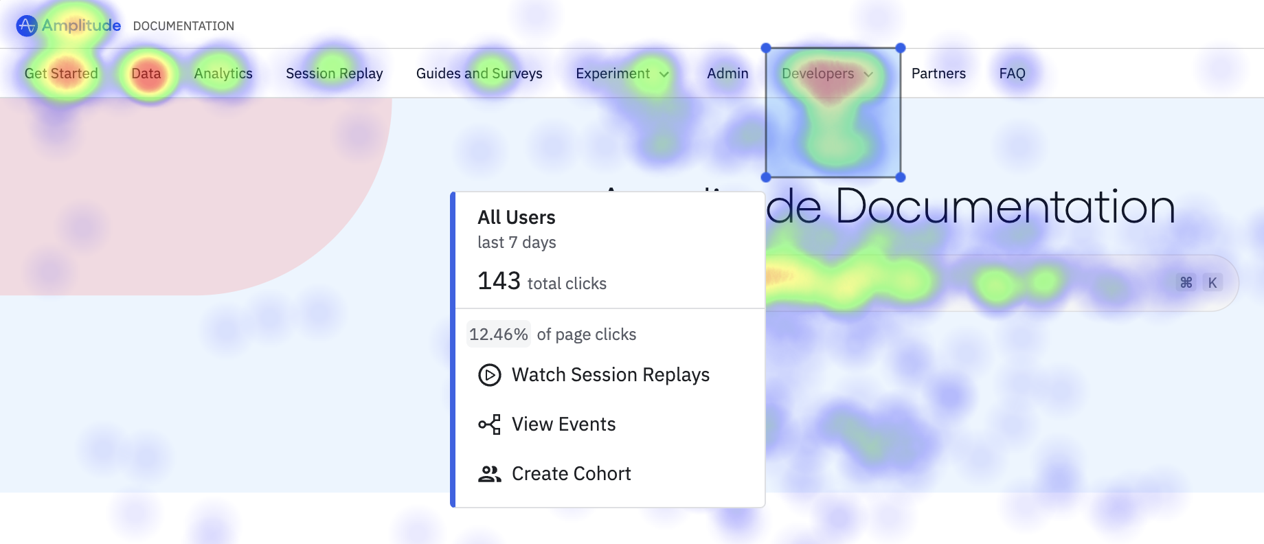 Click map